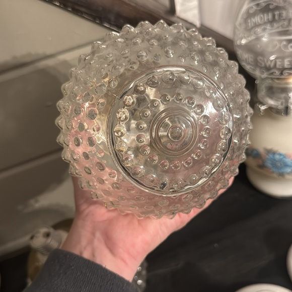 Vintage Hobnail light fixtures - Picture 3 of 7